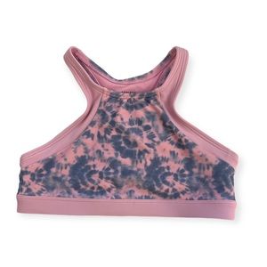 Athleta Girl • Pink & Purple Tie Dye Free Spirit Tankini Top • Size L/12